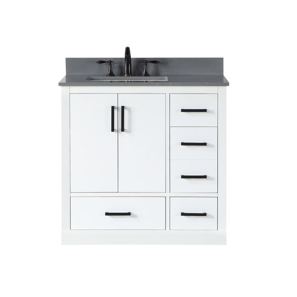 Everly Quinn Yeiri 36'' Free Standing Single Bathroom Vanity with